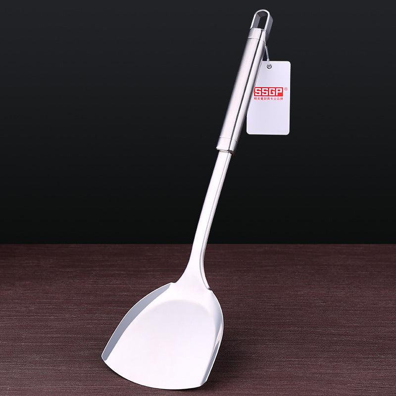 Jieyang wholesale manufacturers of stainless steel kitchen kitchen spoon spatula scoop colander cooking scoop shovel suit