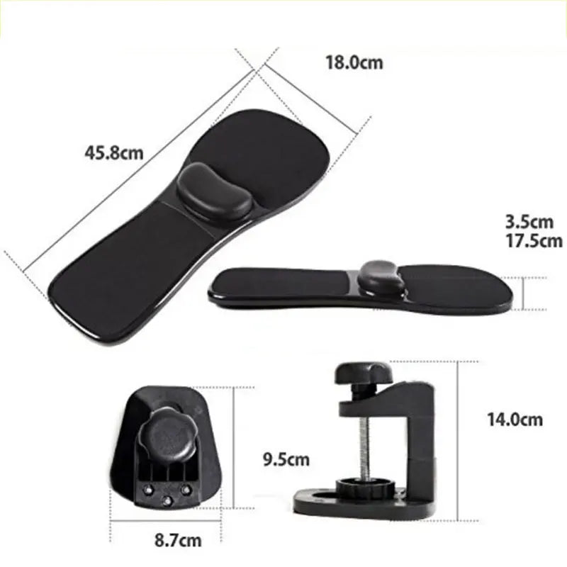 Armrest Table,Home Office Desk and Chair Extender,Memory Foam Wrist Rest,Computer Hand Rest Mouse Pad, Chair Arm Mouse Pad