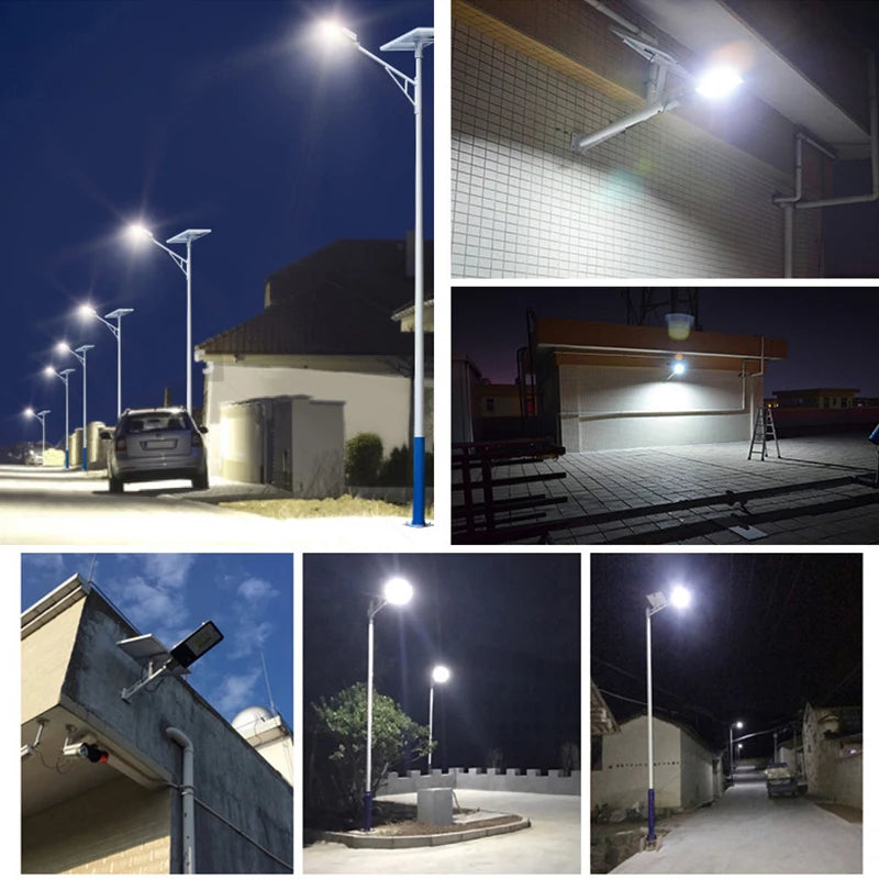 Super Bright Split solar street light Waterproof LED Solar Street Light Backyard Street Lamps Security Flood Lighting