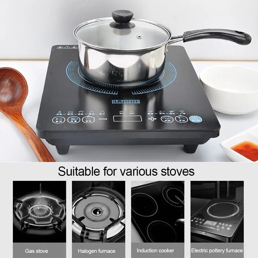 16cm/18cm/20cm Multifunctional Non-Stick Pan Kitchen Utensils Stainless Steel Milk Pot Kitchen Practical Cookware Soup Pot