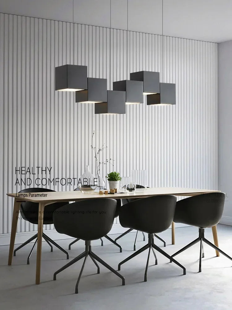 Minimalist Dining Room Pendant Lights Modern Bar Table Lights  Pendant lamp Designer Creative Geometric Dining Room Lights