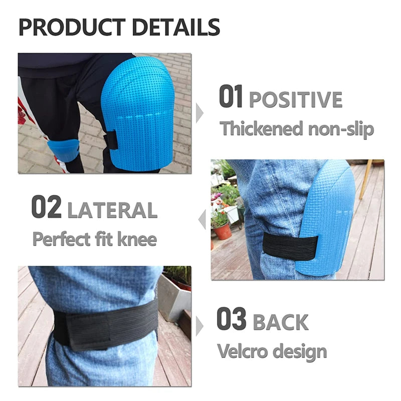 Soft Foam Knee Pad Tile Mud Workers Knee Paste Floor Brick Cement Garden Manual Work Tools Moisture Sport Job Protective Kneepad