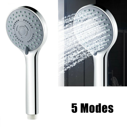 Bathroom Shower Head 1/ 5 Mode Function Chrome Anti-limescale Handset Saving Water Home Improvement Bathroom Accessories Shower