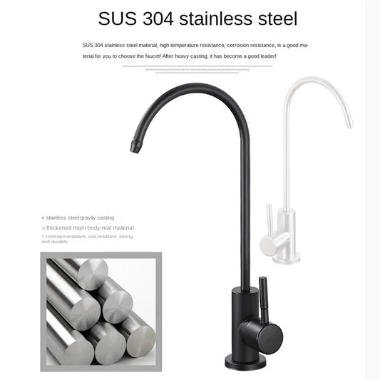 304 Stainless Steel Kitchen Faucet Water Purifier, Single Cooling Rotatable Water Purifier, Direct Drinking Water Faucet