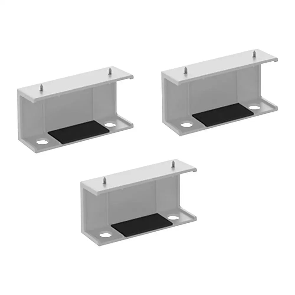 Office 3pcs/set Laptop Rack Under Desk Holder Shelf Rack Storage Bracket Protective Tray Organizer Bracket With Screws