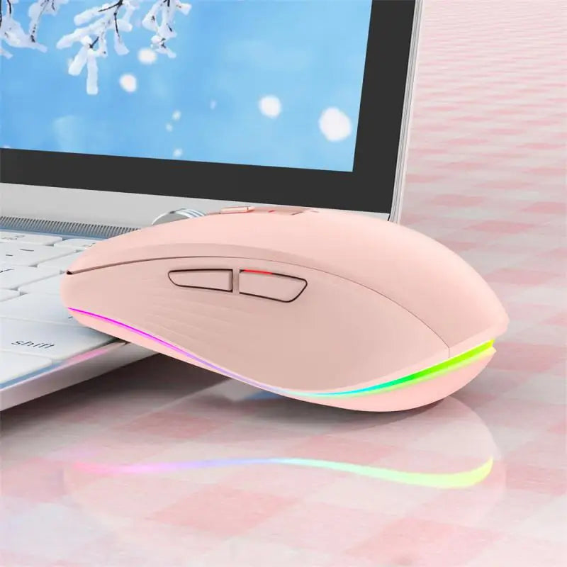 5.0 Wireless Mouse Rechargeable Silent Multi Arc Touch Mice Ultra-thin Mouse For Laptop Ipad PC Macbook