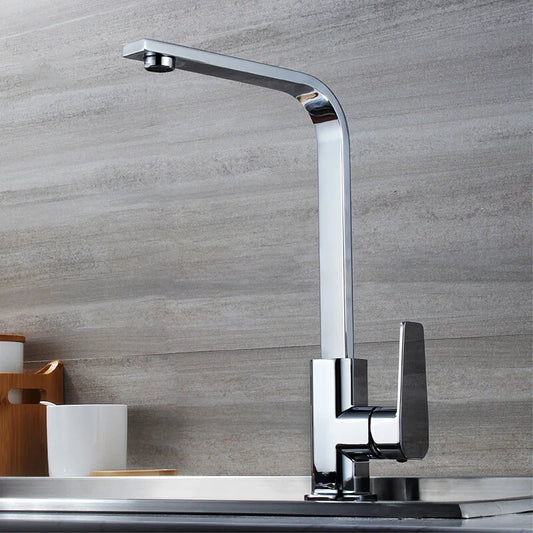 Kitchen faucet sink square rotary faucet