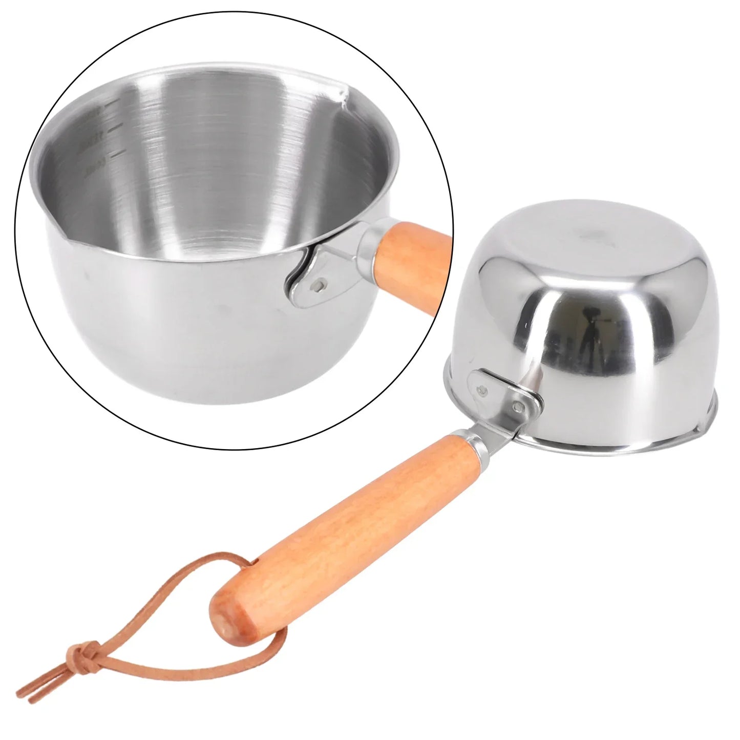 Oil Splash Pan Multifunctional Pot Small Pot Stainless Steel Thickened Pan 1 Pcs Delicate Breakfast Pan Kitchen Special