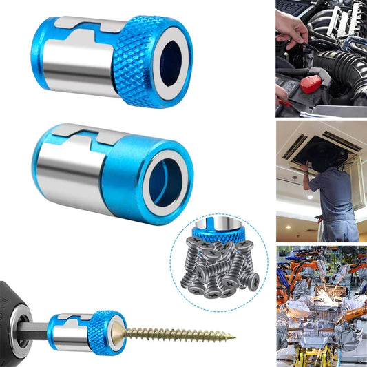 Electric Drill Magnetic Bit Ring Metal Screwdriver Head Steel Sleeve Electric Screwdriver Bit Power Tools Parts Accessories