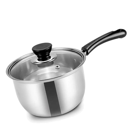 16cm/18cm/20cm Multifunctional Non-Stick Pan Kitchen Utensils Stainless Steel Milk Pot Kitchen Practical Cookware Soup Pot