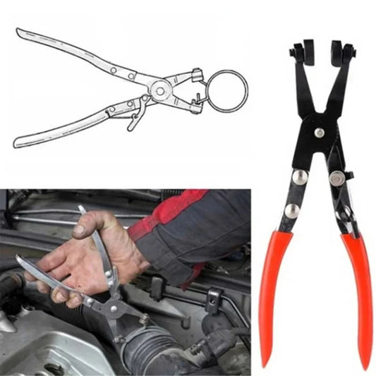 1pc Hose Clamp Pliers Car Water Pipe Removal Tool for Fuel Coolant Hose Pipe Clips Thicker Handle Enhance Strength Hand Tool