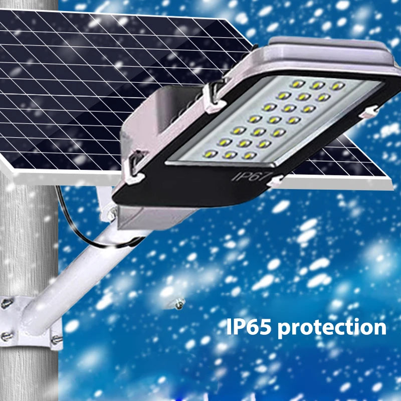 Super Bright Split solar street light Waterproof LED Solar Street Light Backyard Street Lamps Security Flood Lighting