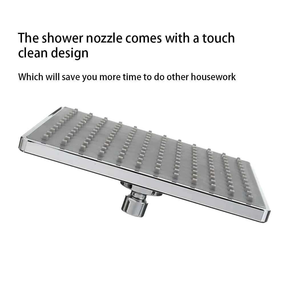 8 Inch Square Shower Head Single Spray Rain Nozzle Sprayer Shower Head Top spray showerhead Shower Head Accessories