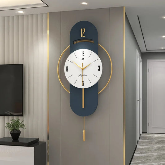 Luxury Wall Clock for Living Room Fashion Simple Clock Personality Creative Trending Decorative Clock Wall Modern Home Watch