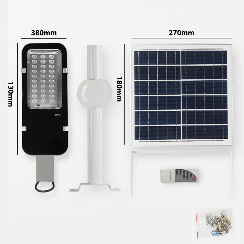 Super Bright Split solar street light Waterproof LED Solar Street Light Backyard Street Lamps Security Flood Lighting