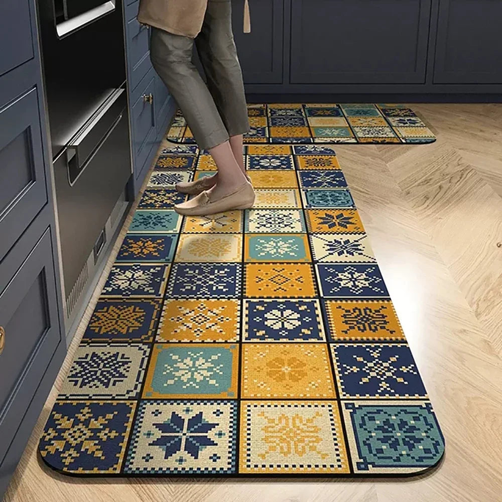 Non-slip Kitchen Carpets for Living Room Long Area Rug Kitchen Floor M0at Carpets Entrance Door Mat Home Decor Alfombra Tapis