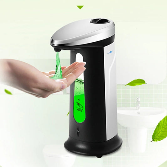 400ml Automatic Liquid Soap Dispenser Shampoo Dispenser Smart Sensor Touchless Dispenser For Kitchen Bathroom Accessories Set