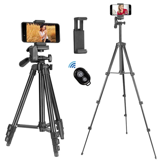 103cm Lightweight Camera Tripod Office For Mobile Tripod Camera Portable SLR Bluetooth-compatible Desktop Cam Stand Monopod Smartphone